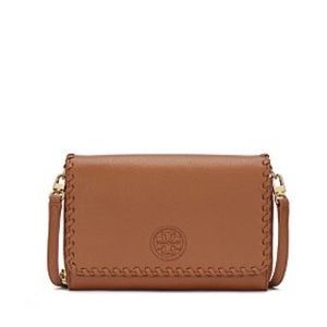 Tory burch marion flat wallet crossbody
